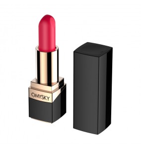 OMYSKY Lipstick Vibrator G-spot Bullet (Chargeable - Black)